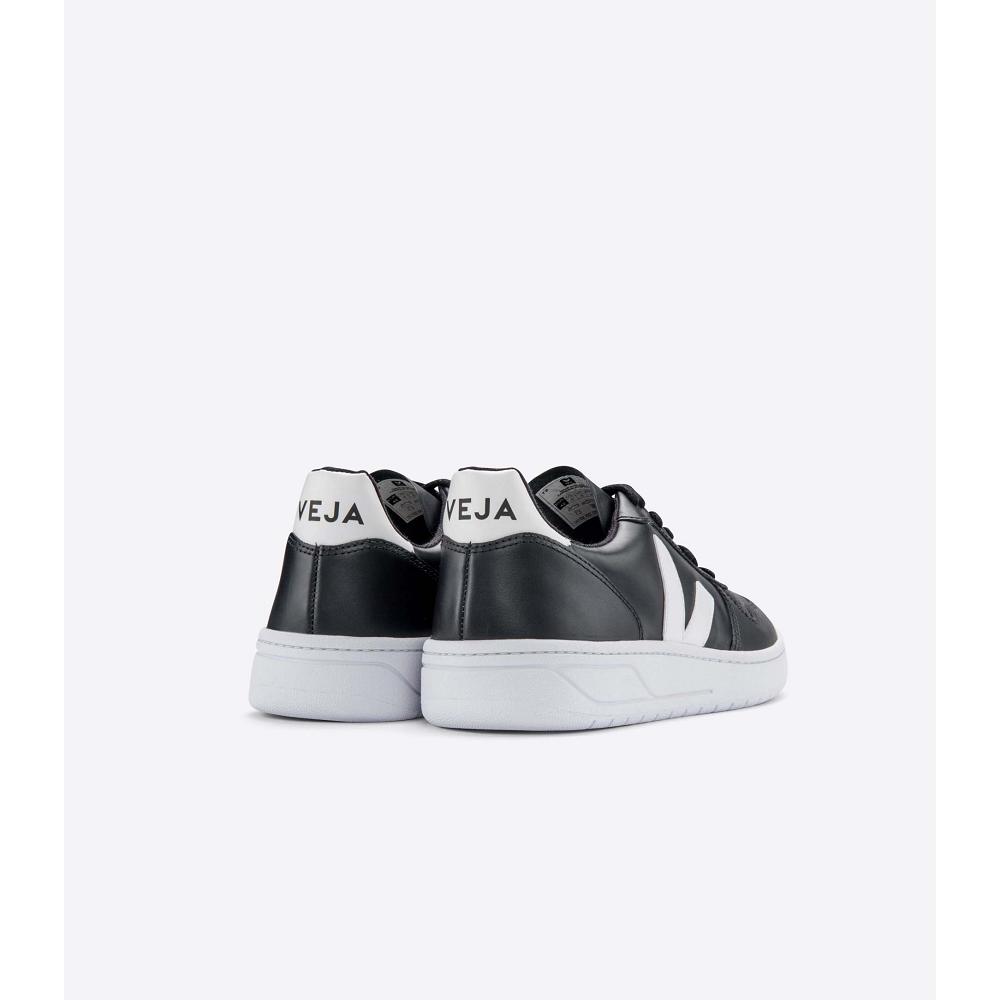 Αθλητικά Παπούτσια γυναικεια Veja V-10 LEATHER Black/White | GR 645KOR